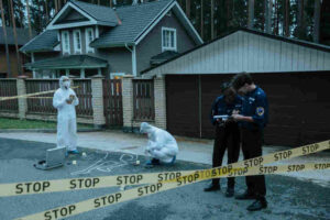 If crime scenes are part of your environment, then you may not live in a healthy environment.